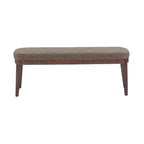 Forma Mid-Century Modern Faux Leather Bench with Wood Legs by Christopher Knight Home