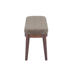 Forma Mid-Century Modern Faux Leather Bench with Wood Legs by Christopher Knight Home