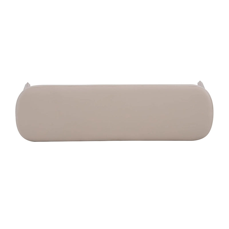 Forma Mid-Century Modern Faux Leather Bench with Wood Legs by Christopher Knight Home