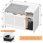Cat Litter Box with Cushion