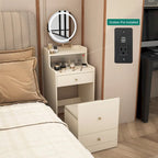 3 in 1 Vanity Desk With mirror and light