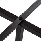 King Size Modern Metal Platform Bed with Wooden Headboard and LED Lights for Bedroom