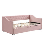 Modern Twin Size Daybed with Pop Up Trundle