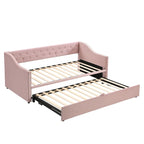 Modern Twin Size Daybed with Pop Up Trundle