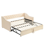 Modern Twin Size Daybed with Pop Up Trundle
