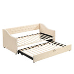 Modern Twin Size Daybed with Pop Up Trundle