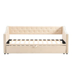 Modern Twin Size Daybed with Pop Up Trundle