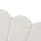 Full Size Upholstered Daybed with Shell Backrest and Trundle