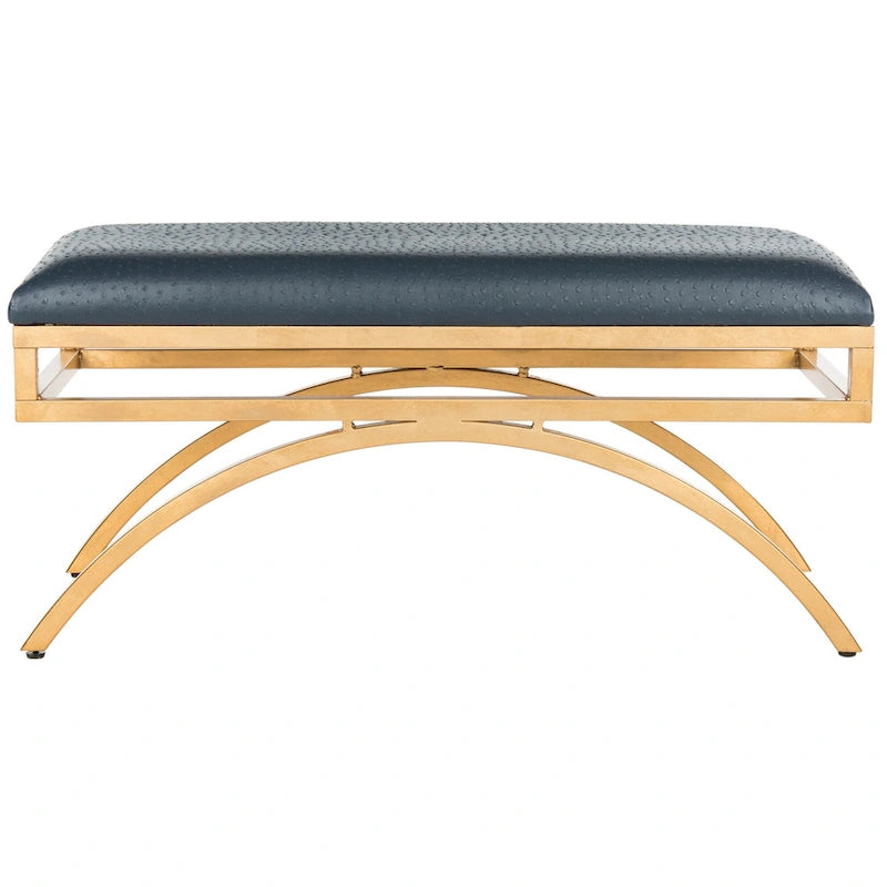 SAFAVIEH Belinda Modern Glam Arc Bench - 38 x 18 x 18.3 - 38Wx18Dx18H