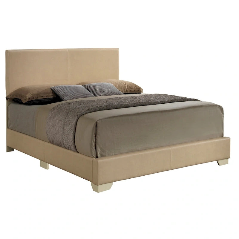Aaron Upholstered Queen Panel Bed