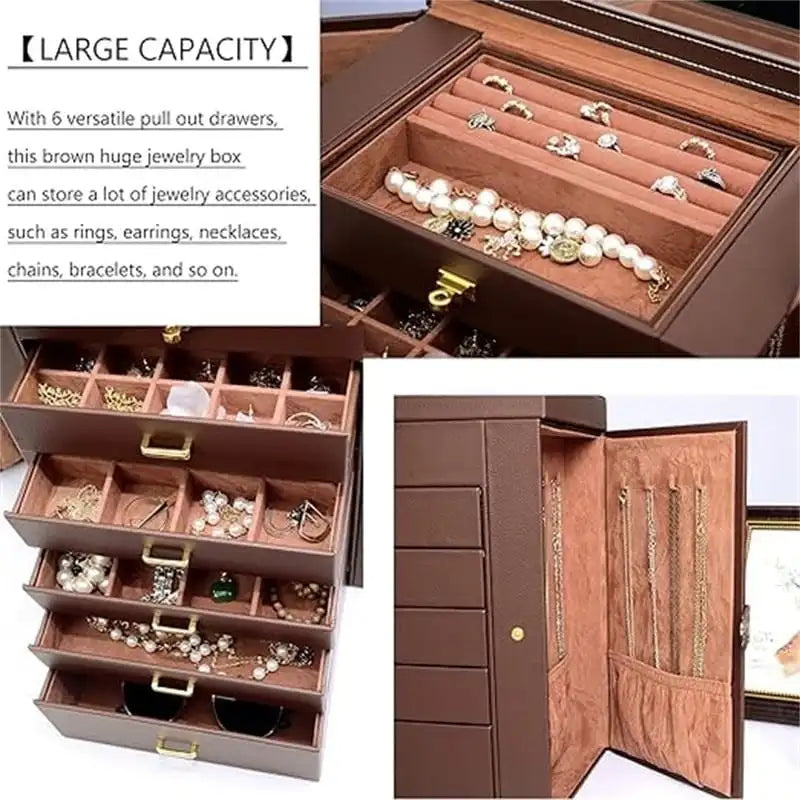 Huge Jewelry Box Organizer Functional