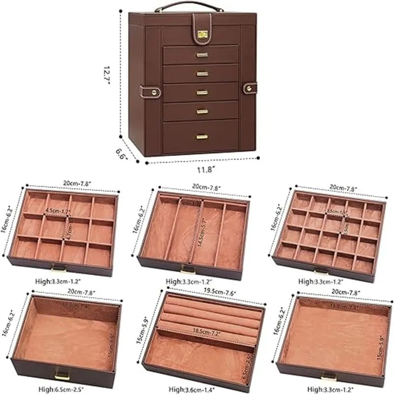 Huge Jewelry Box Organizer Functional
