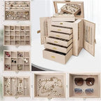 Huge Jewelry Box Organizer Functional