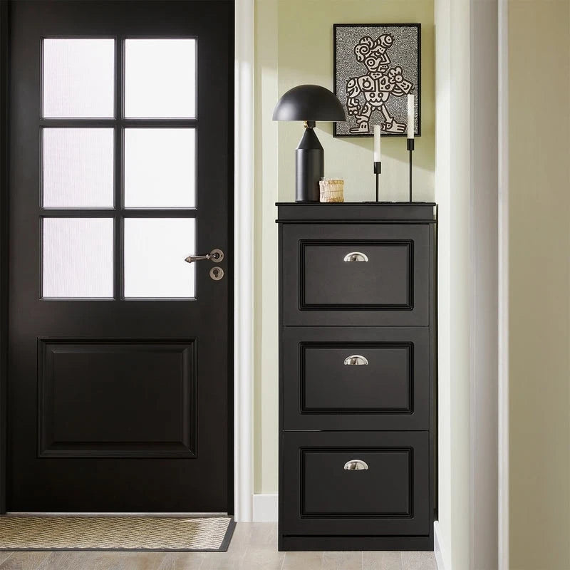 SoBuy FSR94-W, 3 Drawers Shoe Cabinet Shoe Rack Shoe Storage Organizer