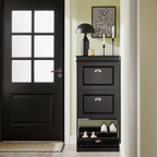 SoBuy FSR94-W, 3 Drawers Shoe Cabinet Shoe Rack Shoe Storage Organizer