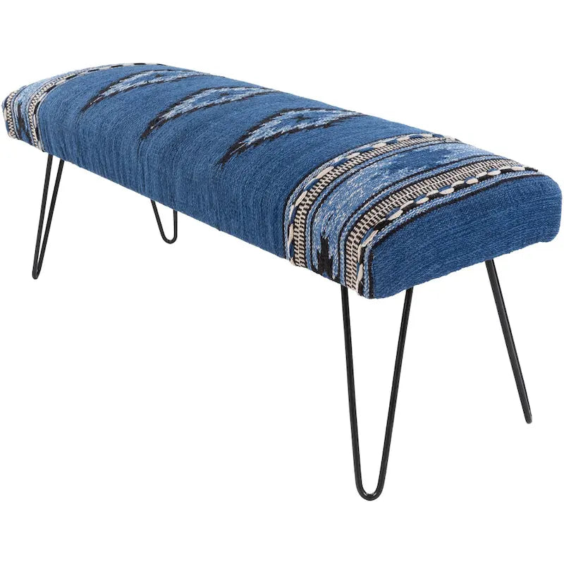 Avril Modern Southwestern Upholstered Bench