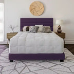 Boyd Sleep Napoli Padded Upholstered Purple Leather Bed