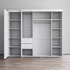 Aria 3D-EX Wardrobe with 1 Mirror