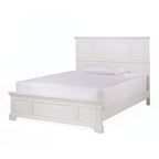 Homestyles Naples Off-White Wood Queen Bed