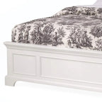 Homestyles Naples Off-White Wood Queen Bed