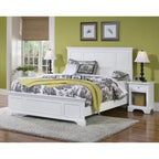 Homestyles Naples Off-White Wood Queen Bed