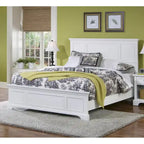 Homestyles Naples Off-White Wood Queen Bed