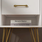 1-Drawer Nightstand With One-Open Shelf