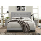 Sara Upholstered Panel Bed With 2 Nightstands