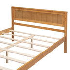 Platform Bed Frame with Headboard, Wood Slat Support, No Box Spring Needed