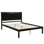 Platform Bed Frame with Headboard, Wood Slat Support, No Box Spring Needed