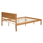Platform Bed Frame with Headboard, Wood Slat Support, No Box Spring Needed