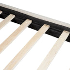 Full Size Upholstered Platform Bed with Thick Fabric