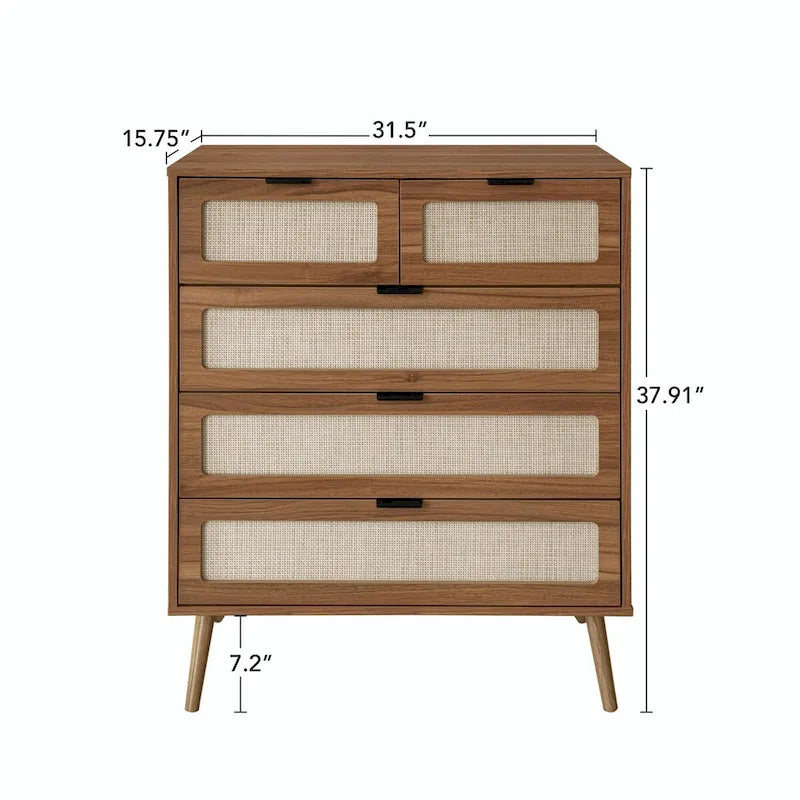 5-Drawer Accent Storage Cabinet