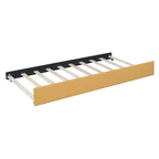 Full Size Upholstered Daybed with Trundle Sofa Bed Frame No Box Spring Needed