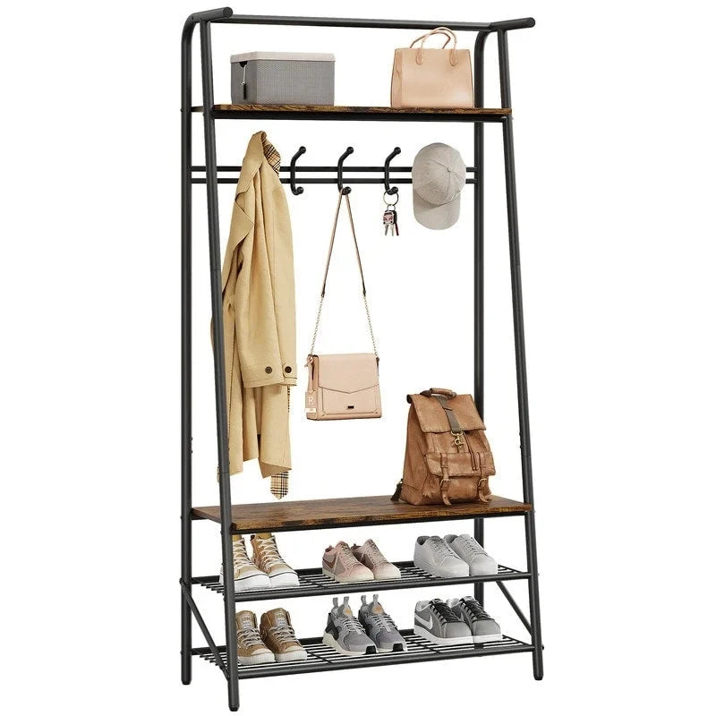 Simple hallway rack