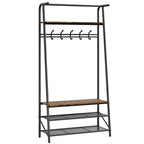 Simple hallway rack