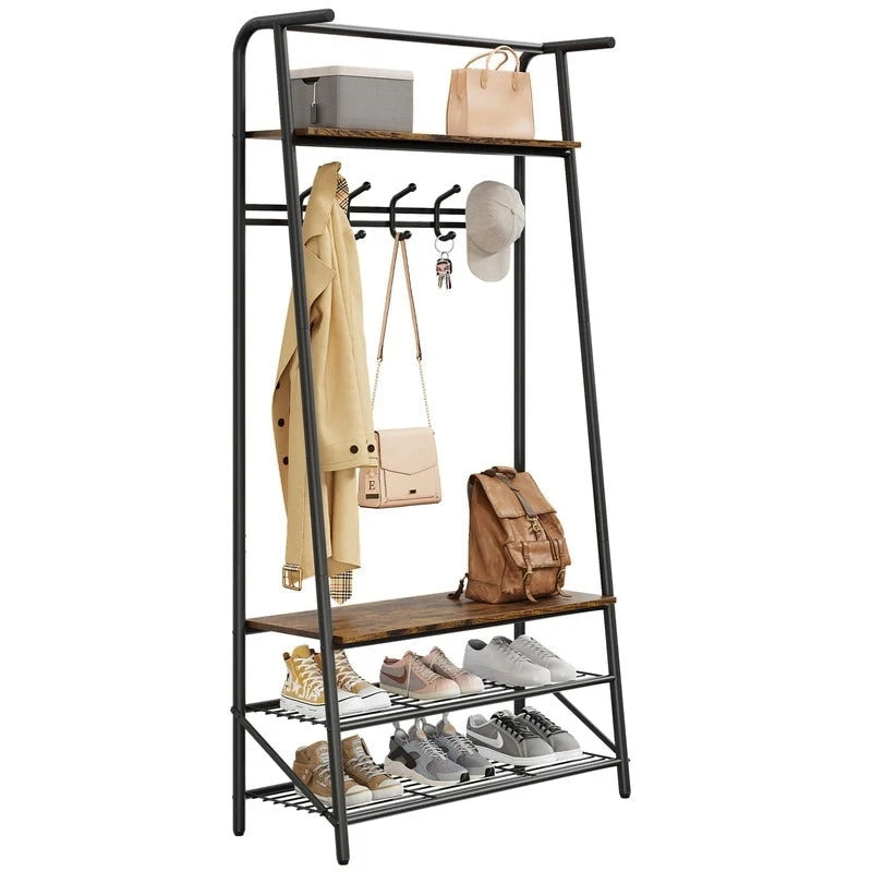 Simple hallway rack