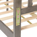 Acacia Wood Queen Size Platform Bed