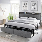 JX bed with drawers at the end of the bed