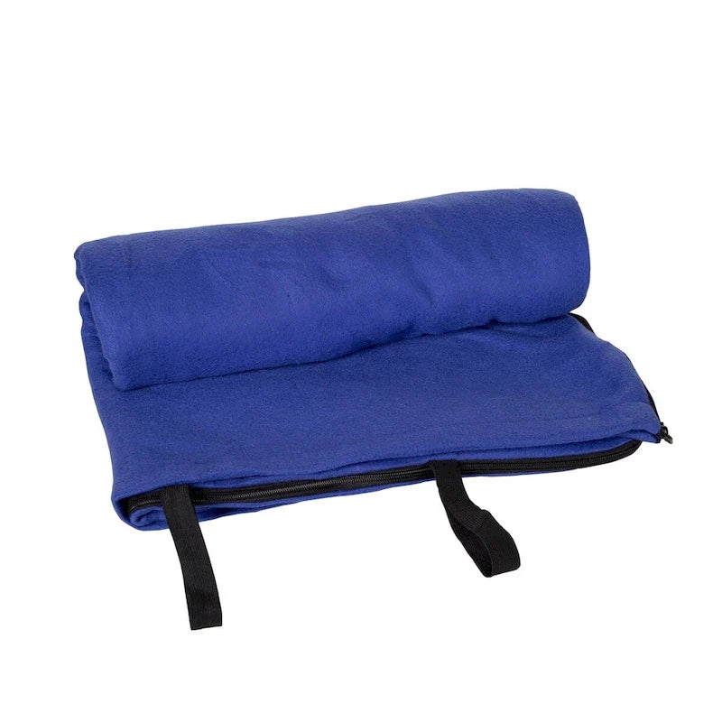 Stansport Fleece Sleeping Bag - Blue