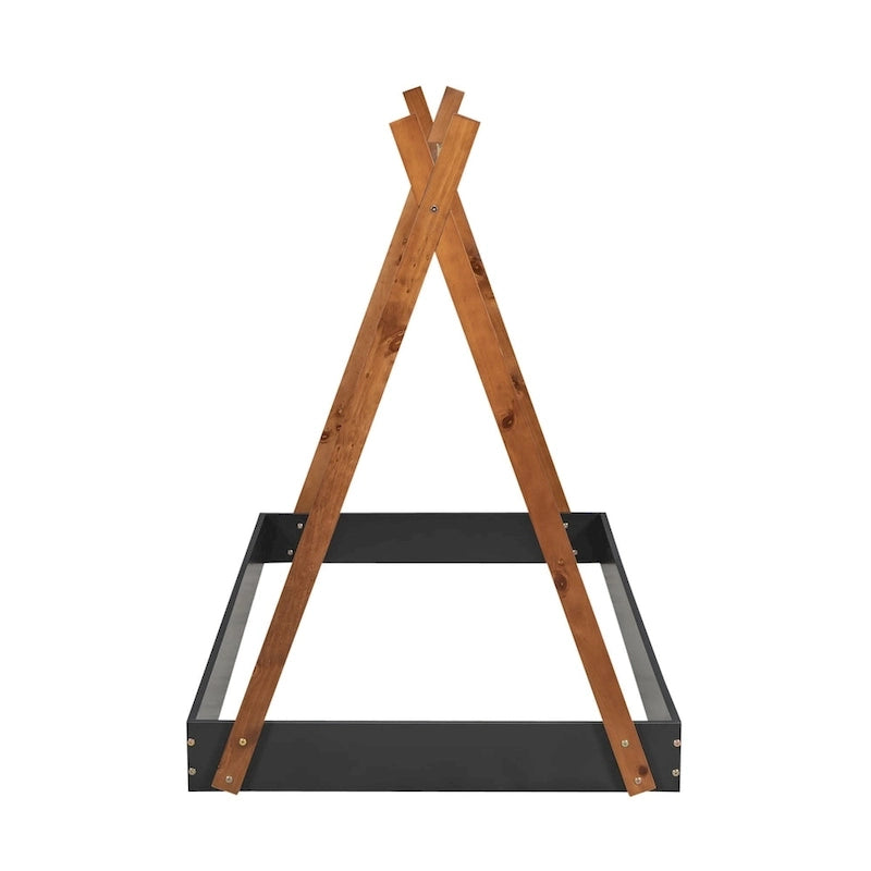 Tent Floor Bed with Triangle Structure