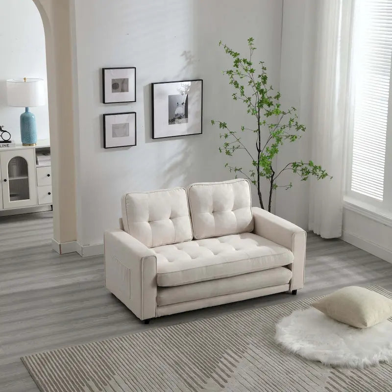 3 Fold Sofa,Convertible Futon Couch sleeper sofabed