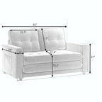 3 Fold Sofa,Convertible Futon Couch sleeper sofabed