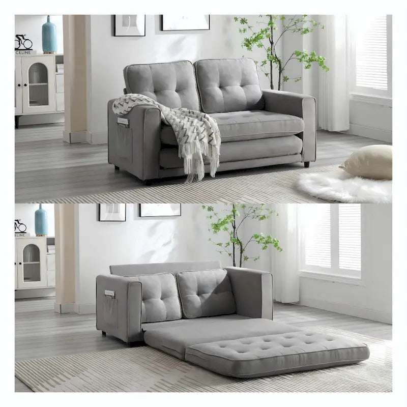 3 Fold Sofa,Convertible Futon Couch sleeper sofabed