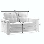 3 Fold Sofa,Convertible Futon Couch sleeper sofabed