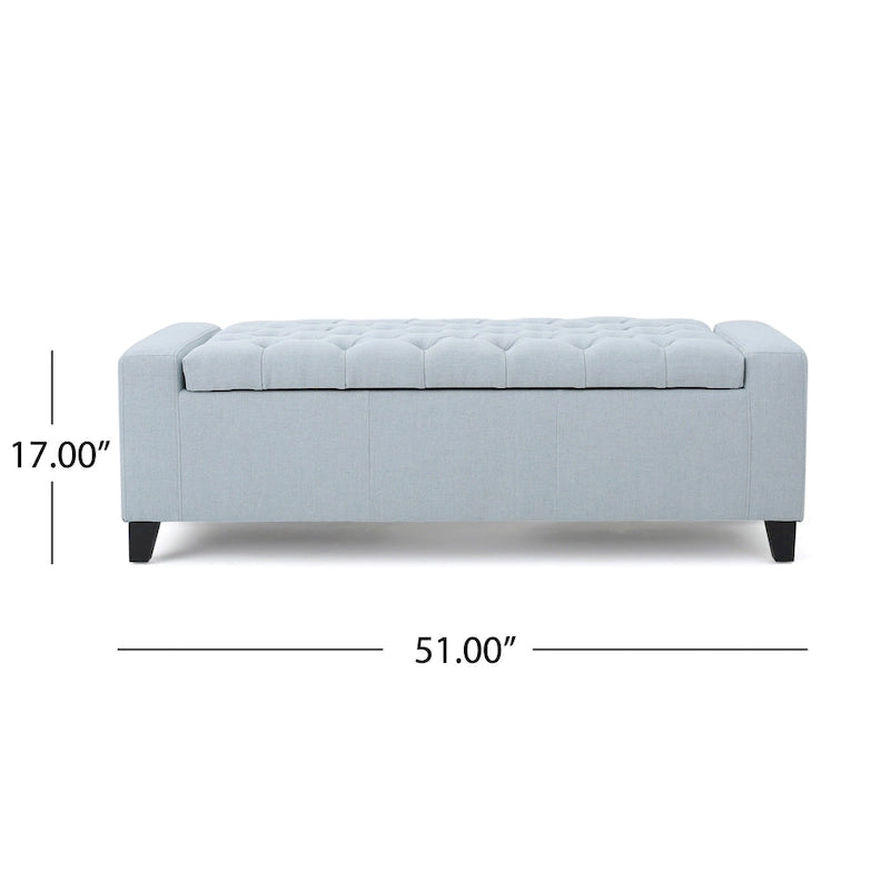 Tufted Upholstery Storage Bench