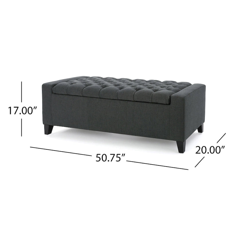 Tufted Upholstery Storage Bench