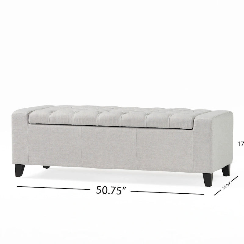 Tufted Upholstery Storage Bench