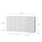 Sideboard Cabinet with Storage,Kitchen Buffet Storage Cabinet with Drawer and Doors, Large Coffee Bar with Adjustable Shelves