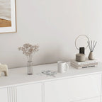 Sideboard Cabinet with Storage,Kitchen Buffet Storage Cabinet with Drawer and Doors, Large Coffee Bar with Adjustable Shelves